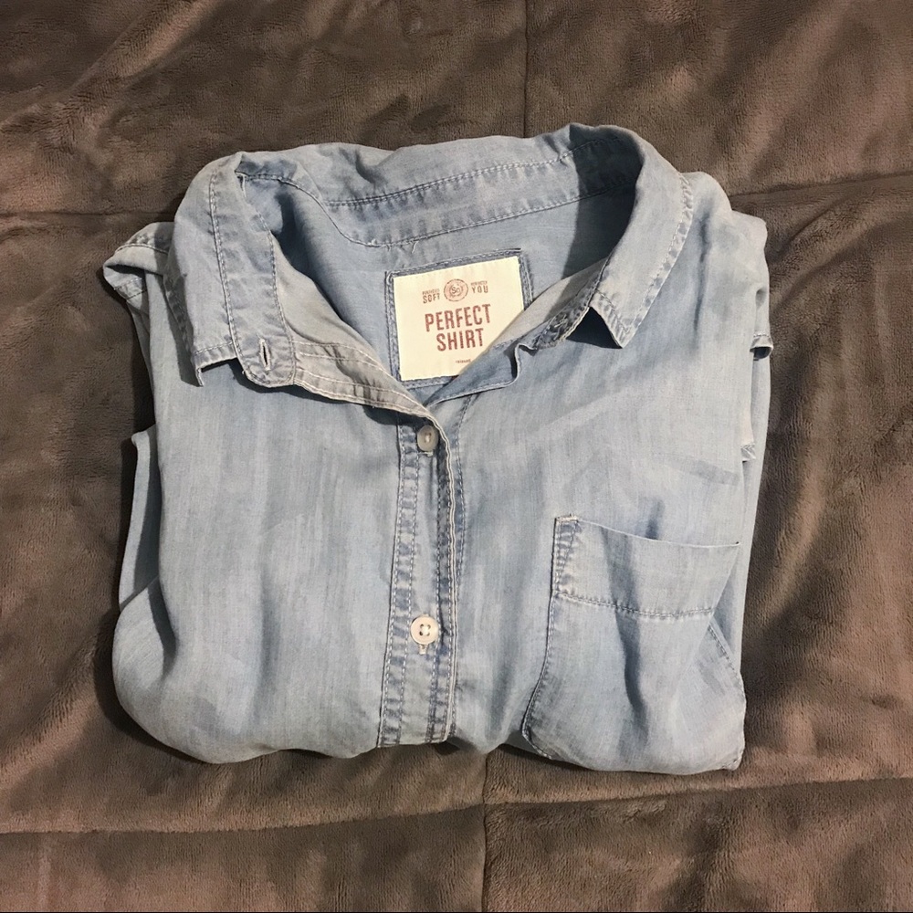 Denim Button Up